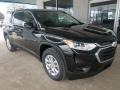 2020 Mosaic Black Metallic Chevrolet Traverse LS  photo #2