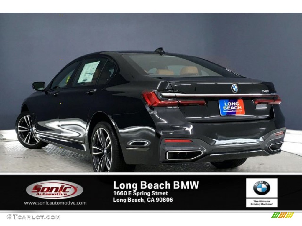 2020 7 Series 740i Sedan - Black Sapphire Metallic / Cognac photo #2