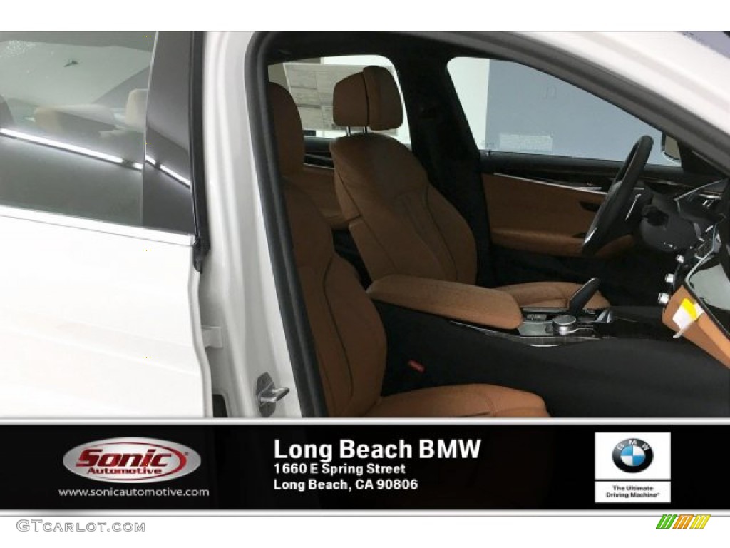 2020 5 Series 530i Sedan - Alpine White / Cognac photo #7
