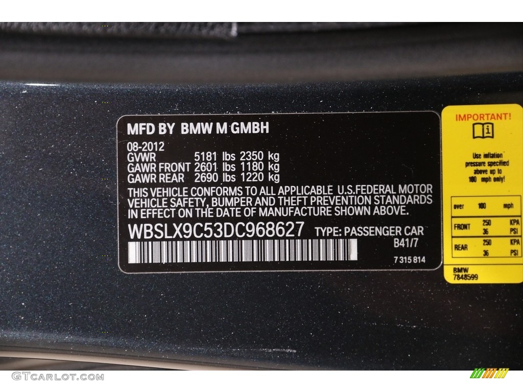 2013 M6 Coupe - Singapore Grey Metallic / BMW Individual Platinum/Black photo #26