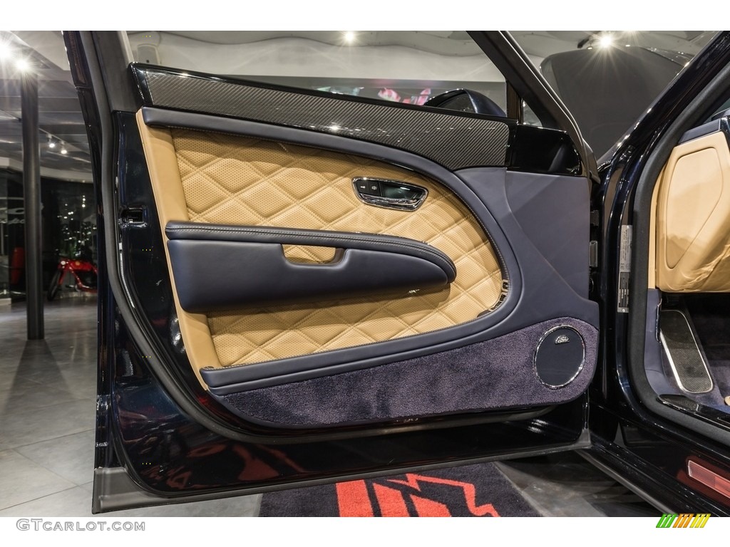 2016 Bentley Mulsanne Speed Newmarket Tan Door Panel Photo #137583412