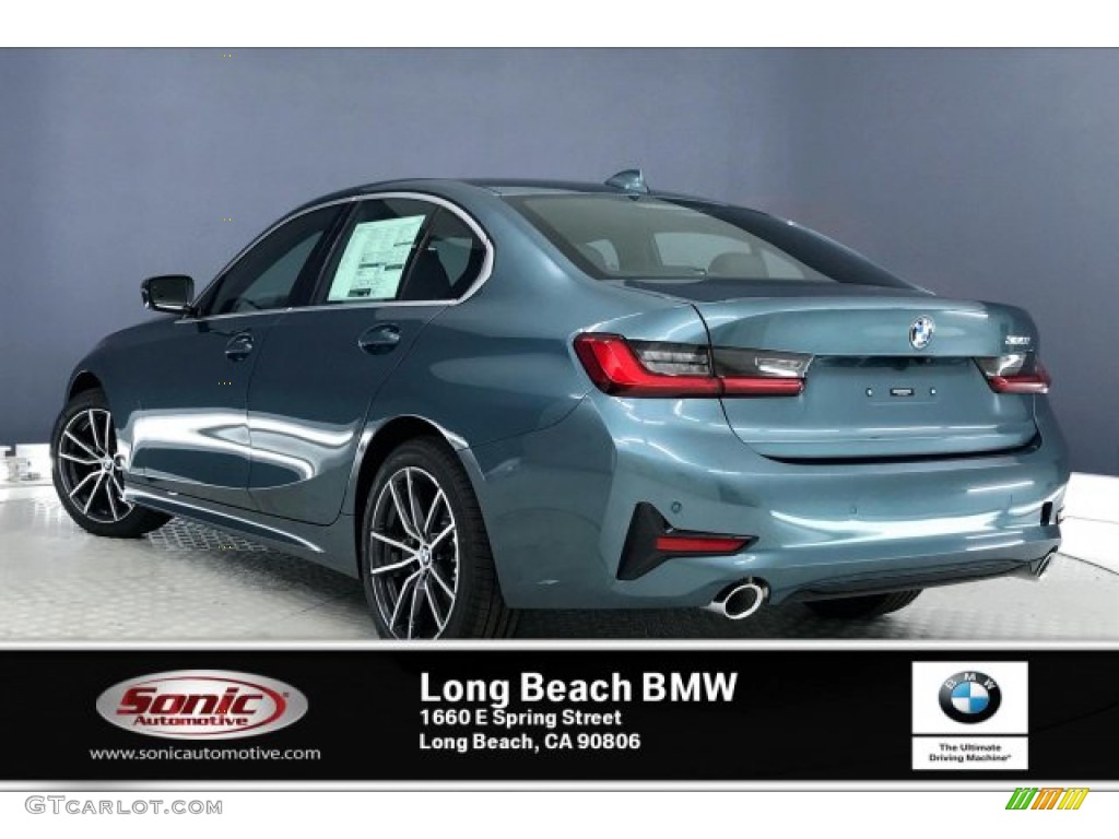 2020 3 Series 330i Sedan - Blue Ridge Mountain Metallic / Black photo #2