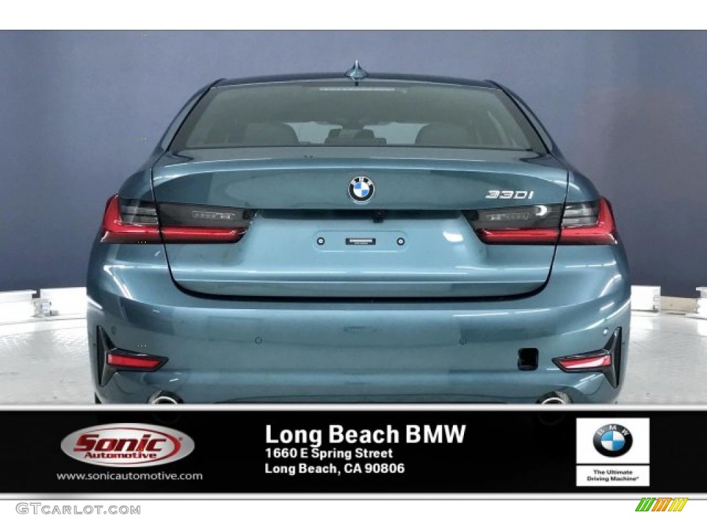 2020 3 Series 330i Sedan - Blue Ridge Mountain Metallic / Black photo #3