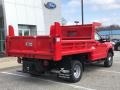 2020 Race Red Ford F350 Super Duty XL Regular Cab 4x4 Chassis Dump Truck  photo #9