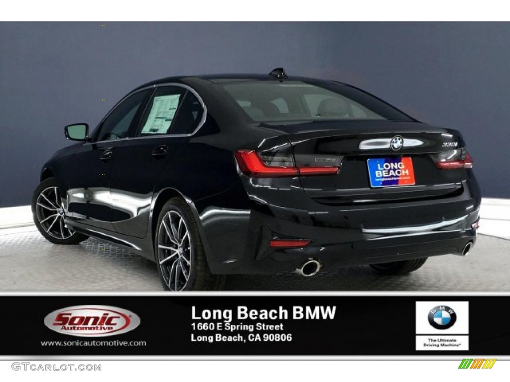 2020 3 Series 330i Sedan - Jet Black / Black photo #2