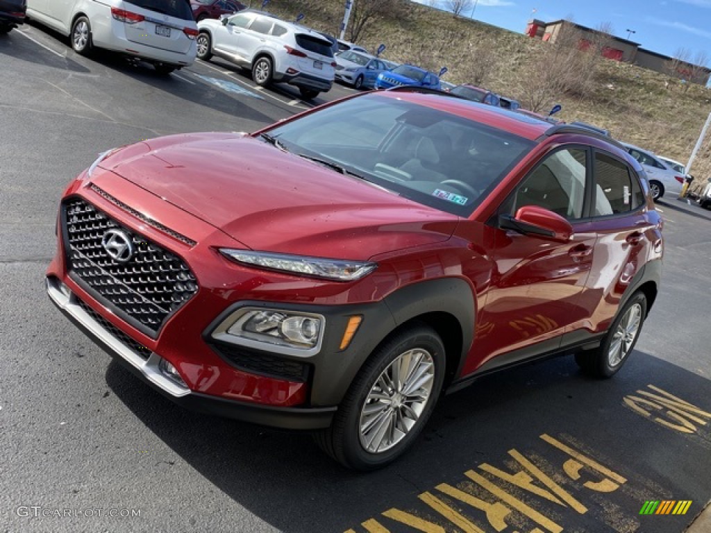 2020 Kona SEL AWD - Pulse Red / Black photo #6