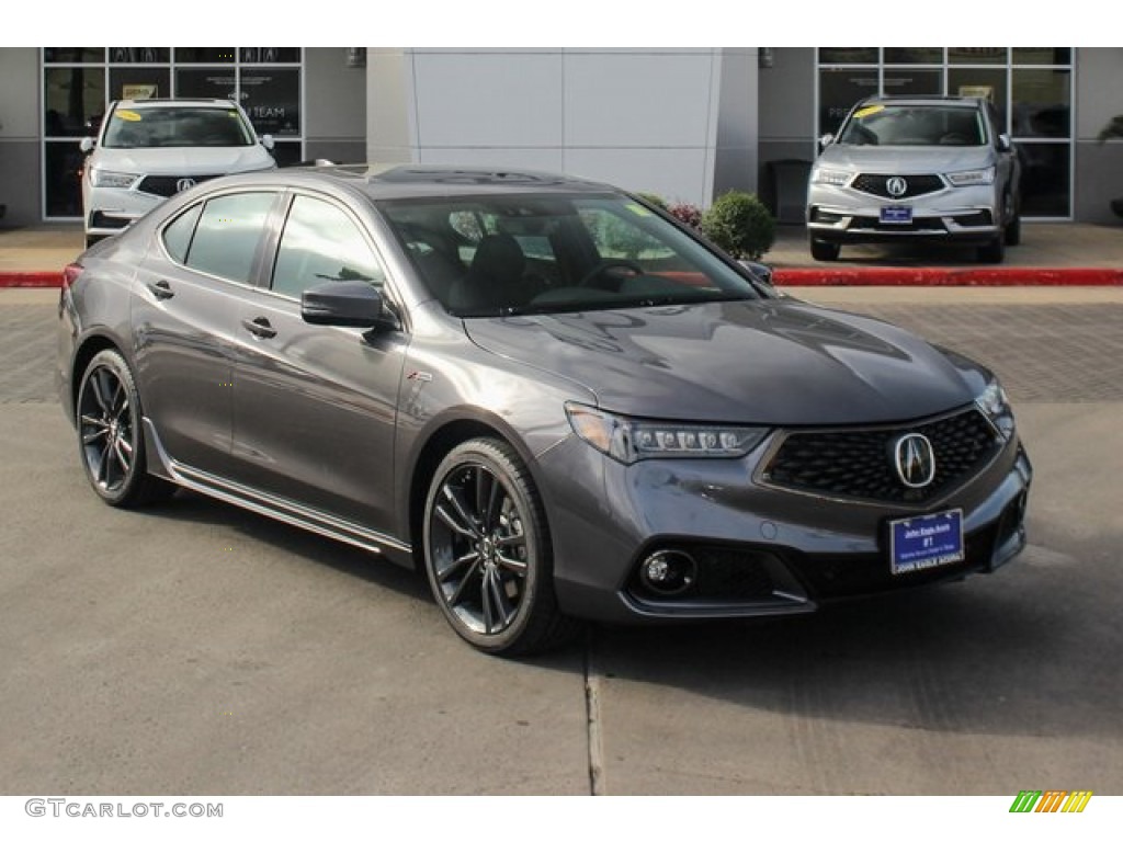 2020 TLX V6 A-Spec Sedan - Modern Steel Metallic / Ebony photo #2