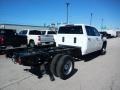 Summit White - Silverado 3500HD Work Truck Crew Cab 4x4 Chassis Photo No. 4