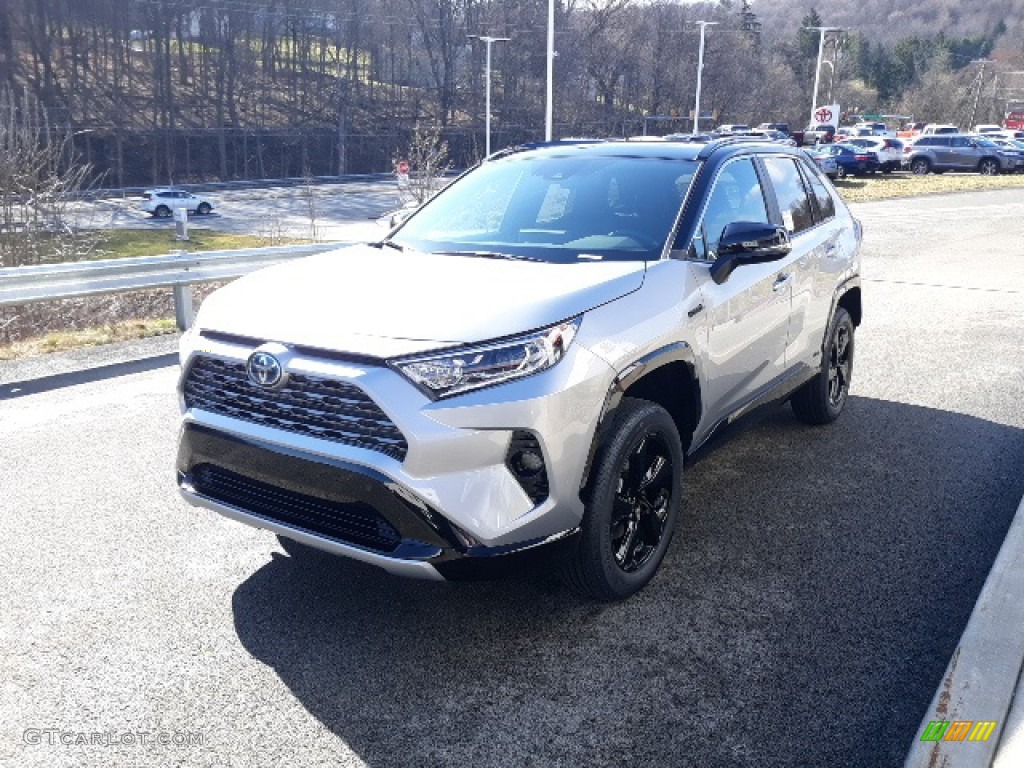 2020 RAV4 XSE AWD Hybrid - Silver Sky Metallic / Black photo #31