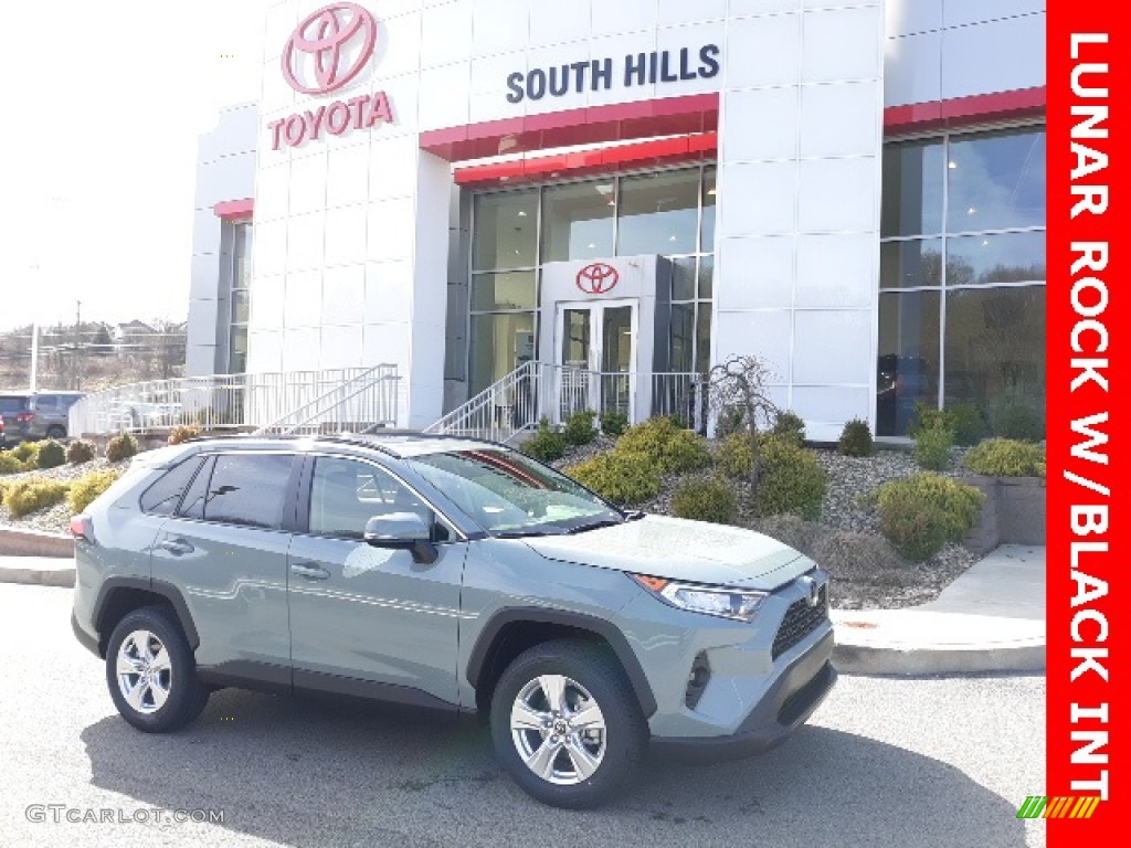 2020 RAV4 XLE AWD - Lunar Rock / Black photo #1