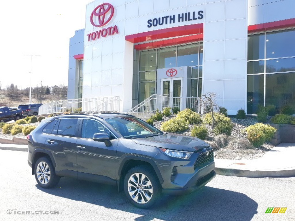 2020 RAV4 XLE Premium AWD - Magnetic Gray Metallic / Black photo #1