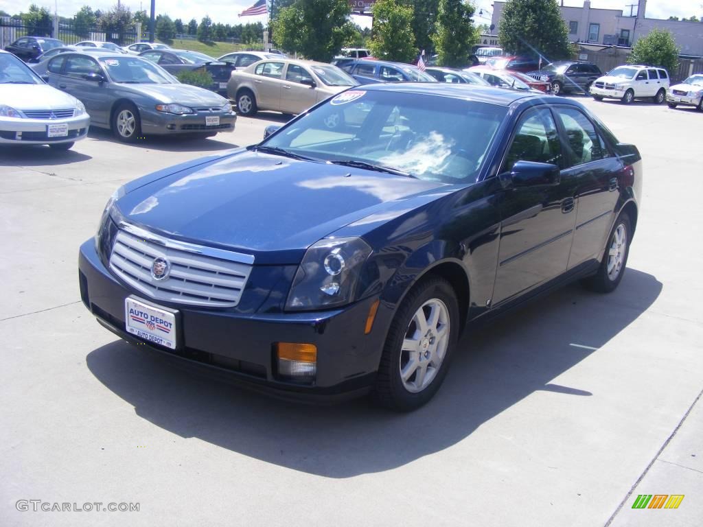 2007 CTS Sedan - Blue Chip / Light Gray/Ebony photo #4