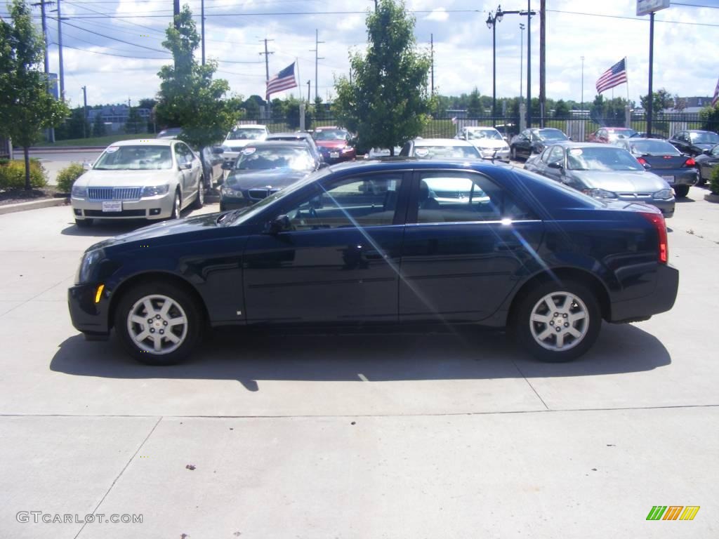 2007 CTS Sedan - Blue Chip / Light Gray/Ebony photo #5