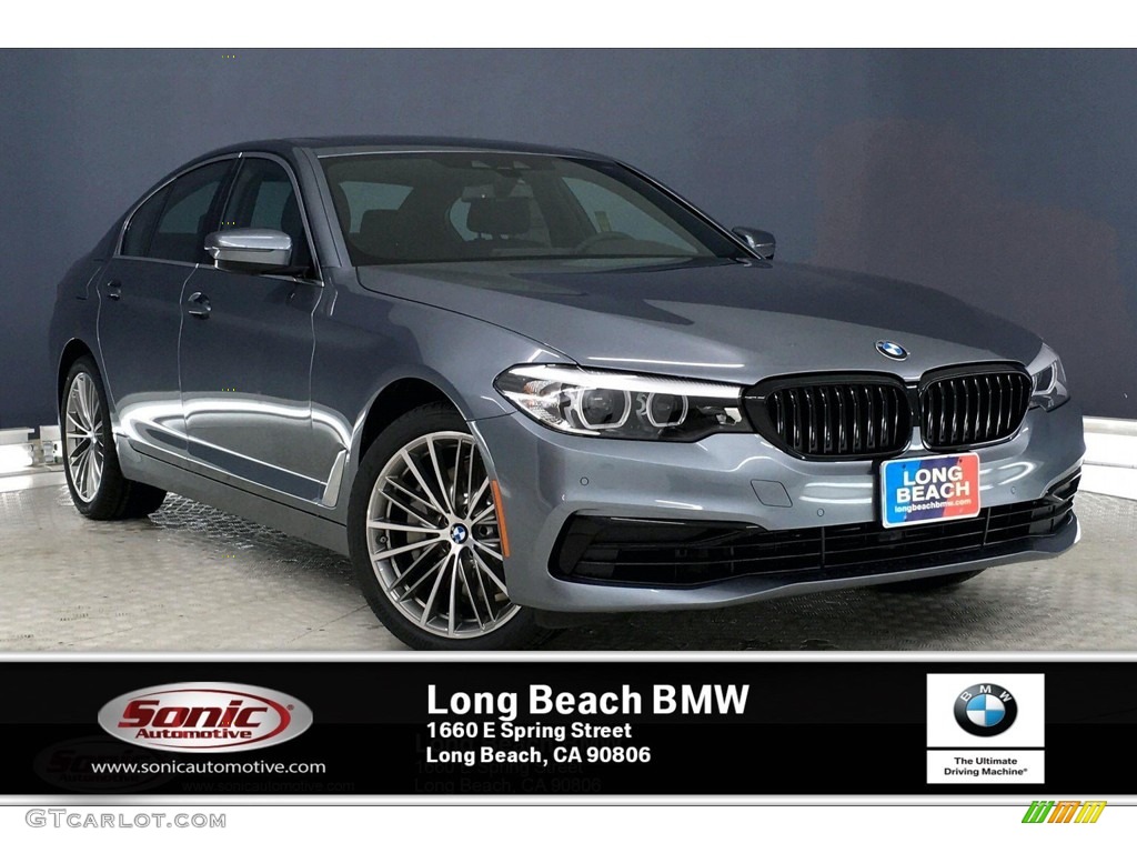 2020 5 Series 530i Sedan - Bluestone Metallic / Black photo #1