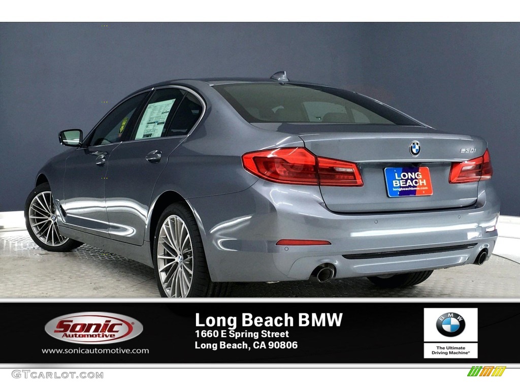 2020 5 Series 530i Sedan - Bluestone Metallic / Black photo #2