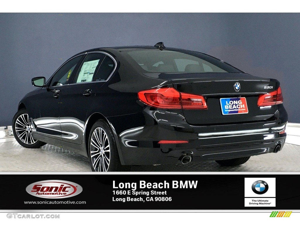 2020 5 Series 530i Sedan - Jet Black / Black photo #2