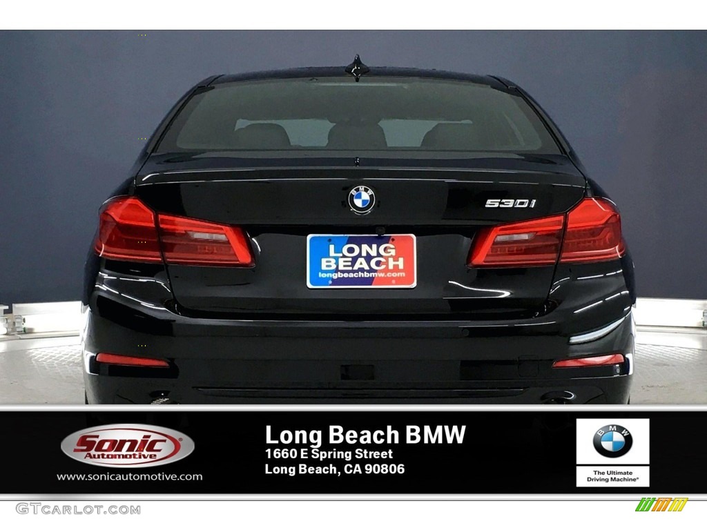 2020 5 Series 530i Sedan - Jet Black / Black photo #3