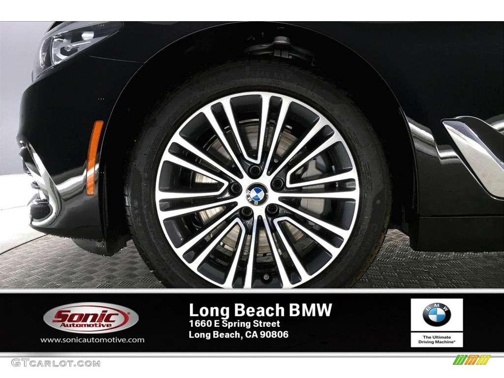 2020 5 Series 530i Sedan - Jet Black / Black photo #9