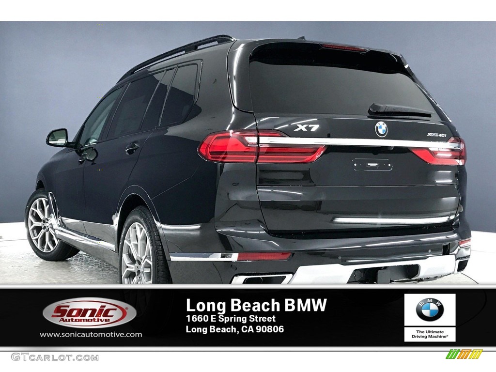 2020 X7 xDrive40i - Black Sapphire Metallic / Black photo #2