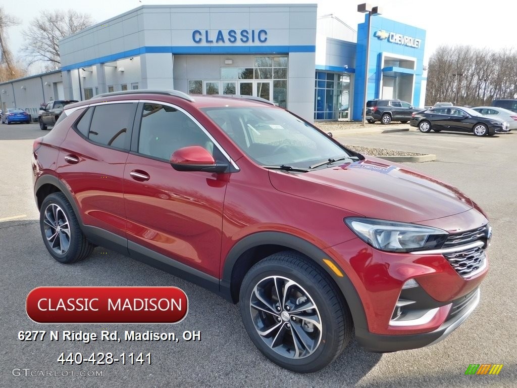 2020 Encore GX Select AWD - Chili Red Metallic / Ebony photo #1