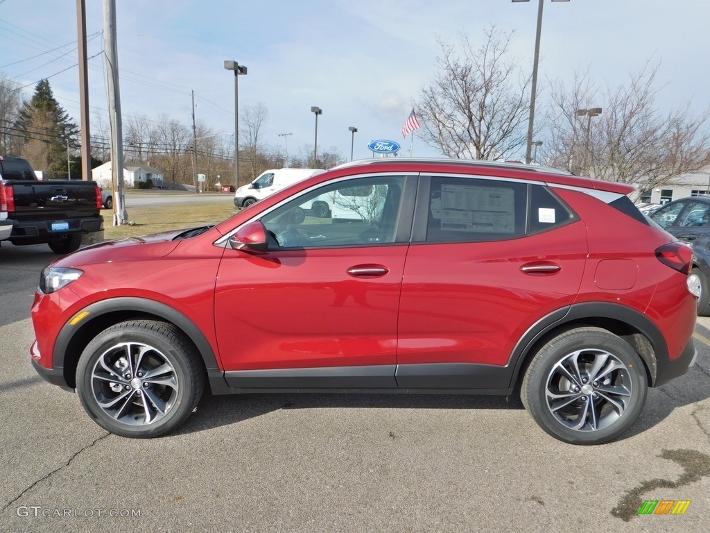 2020 Encore GX Select AWD - Chili Red Metallic / Ebony photo #6