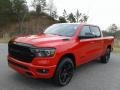 2020 Flame Red Ram 1500 Big Horn Night Edition Crew Cab 4x4  photo #2