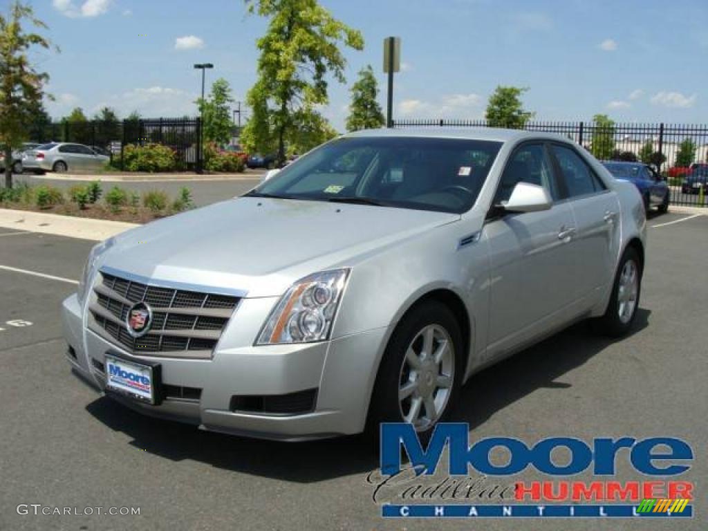 2009 CTS Sedan - Radiant Silver / Light Titanium/Ebony photo #1