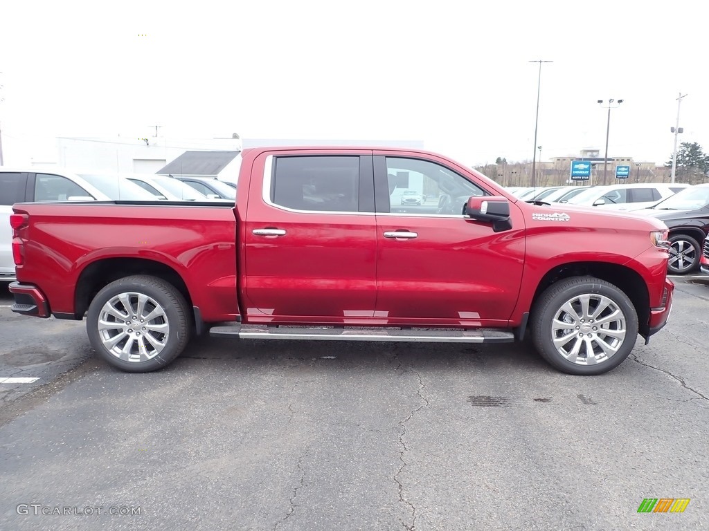 2020 Silverado 1500 High Country Crew Cab 4x4 - Cajun Red Tintcoat / Jet Black photo #6