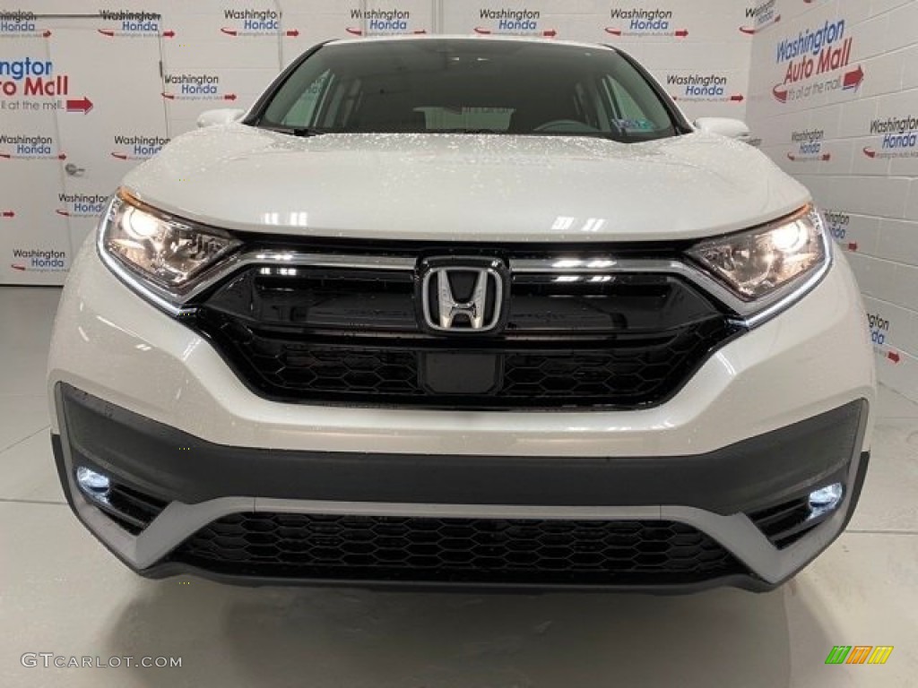 2020 CR-V EX AWD - Platinum White Pearl / Black photo #3