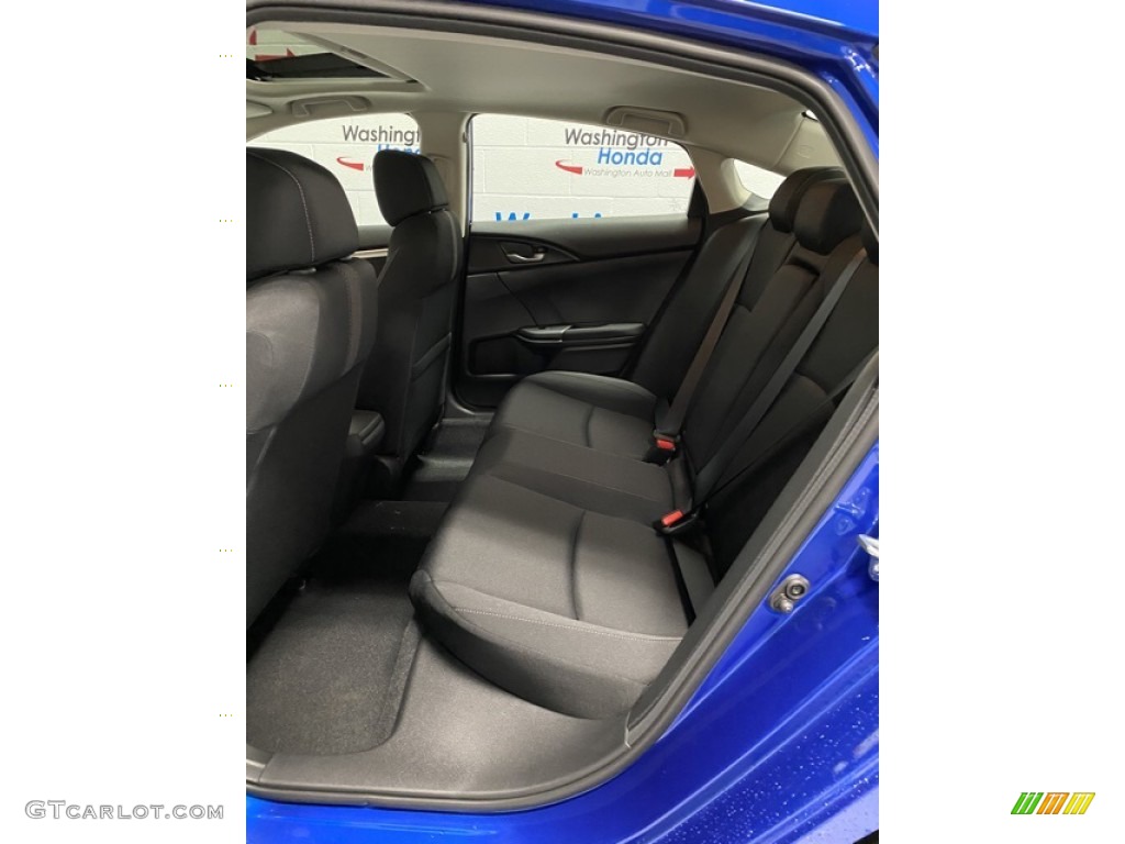 2020 Civic EX Sedan - Aegean Blue Metallic / Black photo #19