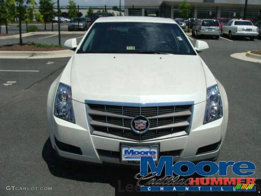 2009 CTS Sedan - White Diamond Tri-Coat / Light Titanium/Ebony photo #2