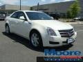 2009 White Diamond Tri-Coat Cadillac CTS Sedan  photo #3