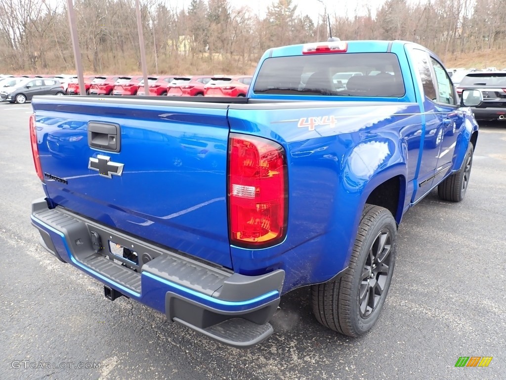 2020 Colorado LT Extended Cab 4x4 - Kinetic Blue Metallic / Jet Black photo #5