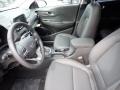 2020 Hyundai Kona Black Interior Front Seat Photo