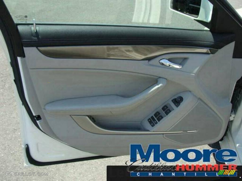 2009 CTS Sedan - White Diamond Tri-Coat / Light Titanium/Ebony photo #7