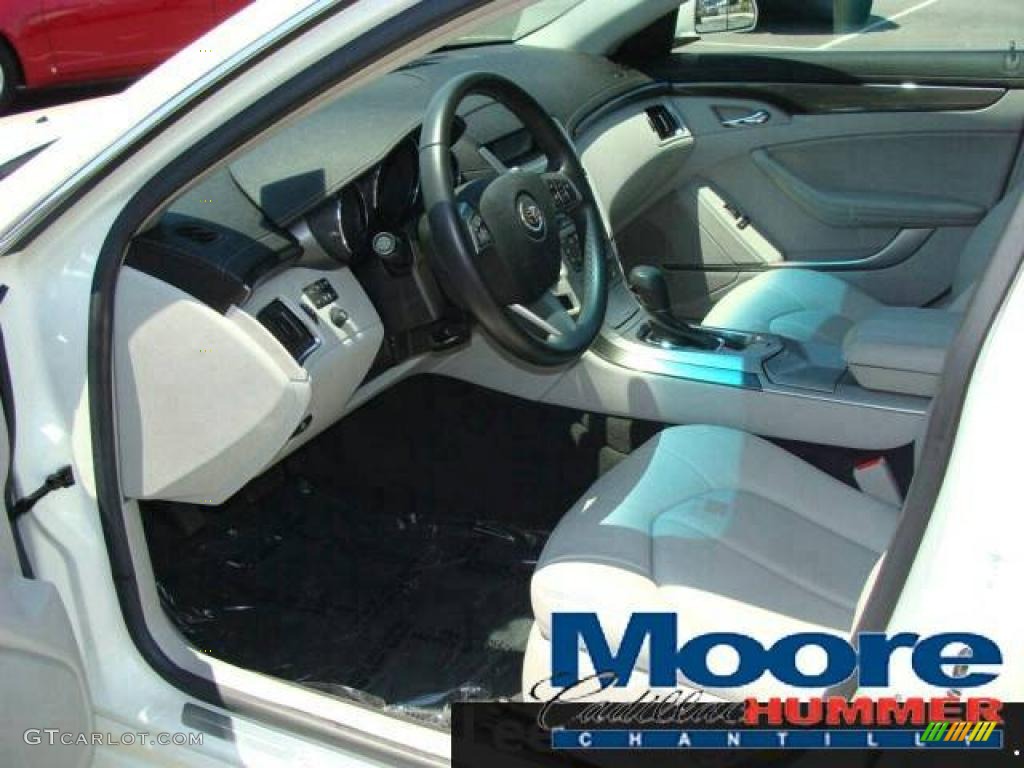 2009 CTS Sedan - White Diamond Tri-Coat / Light Titanium/Ebony photo #9
