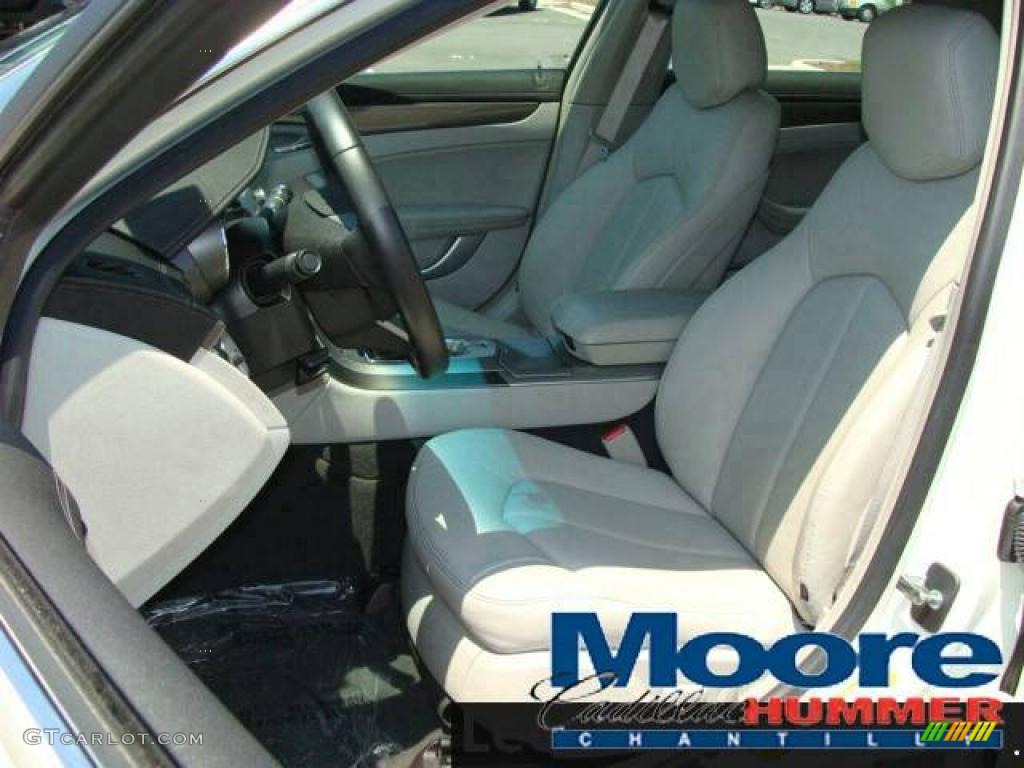 2009 CTS Sedan - White Diamond Tri-Coat / Light Titanium/Ebony photo #10