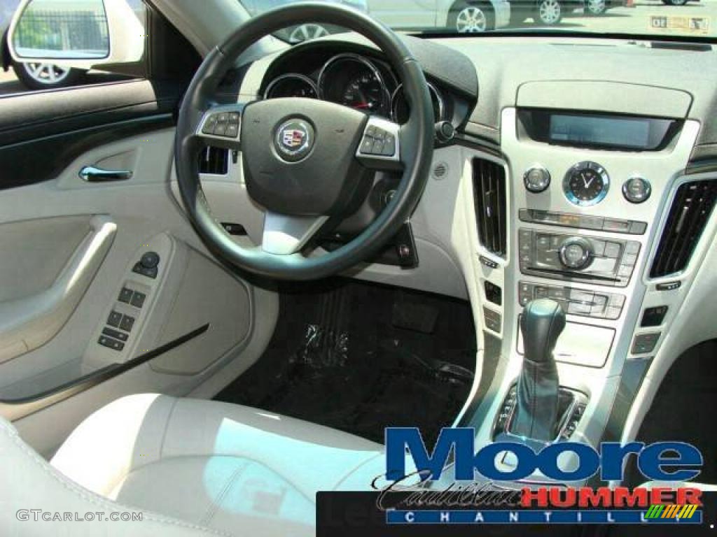 2009 CTS Sedan - White Diamond Tri-Coat / Light Titanium/Ebony photo #14