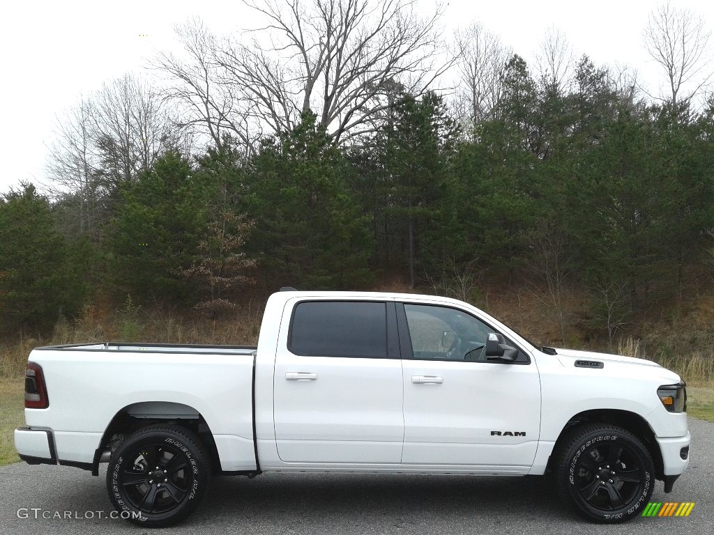 2020 1500 Big Horn Night Edition Crew Cab 4x4 - Bright White / Black photo #5