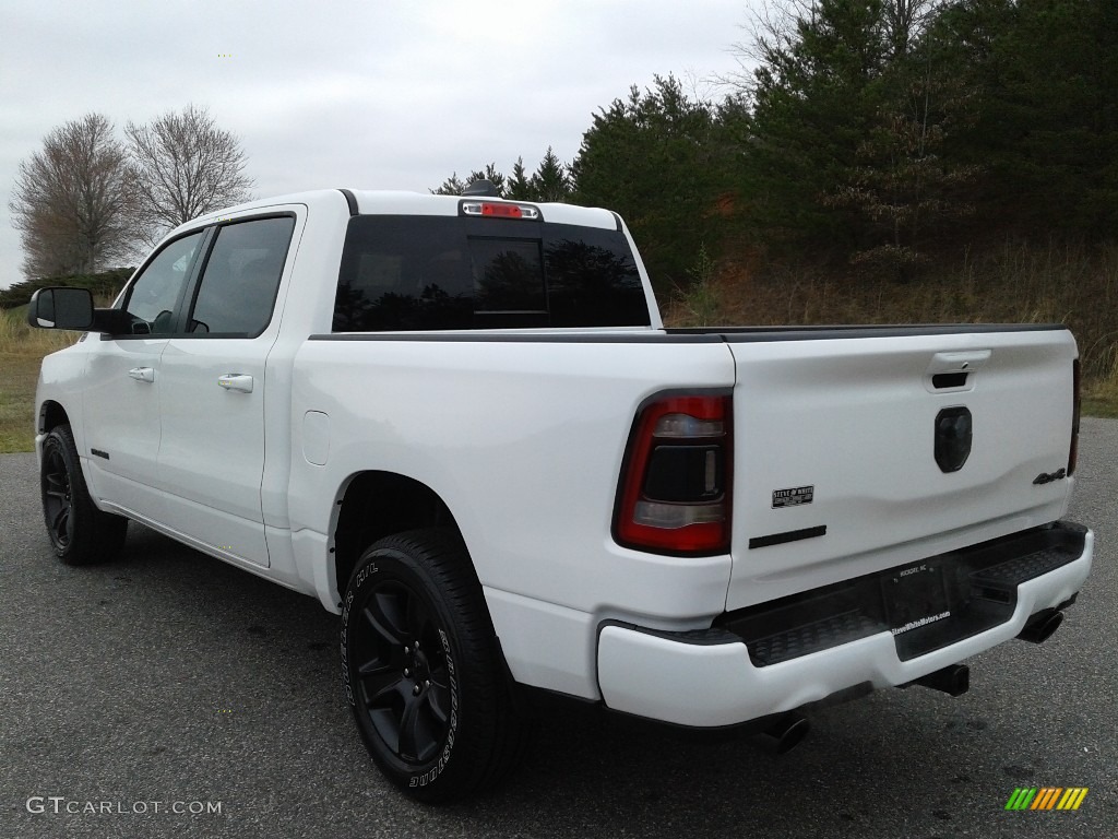 2020 1500 Big Horn Night Edition Crew Cab 4x4 - Bright White / Black photo #9