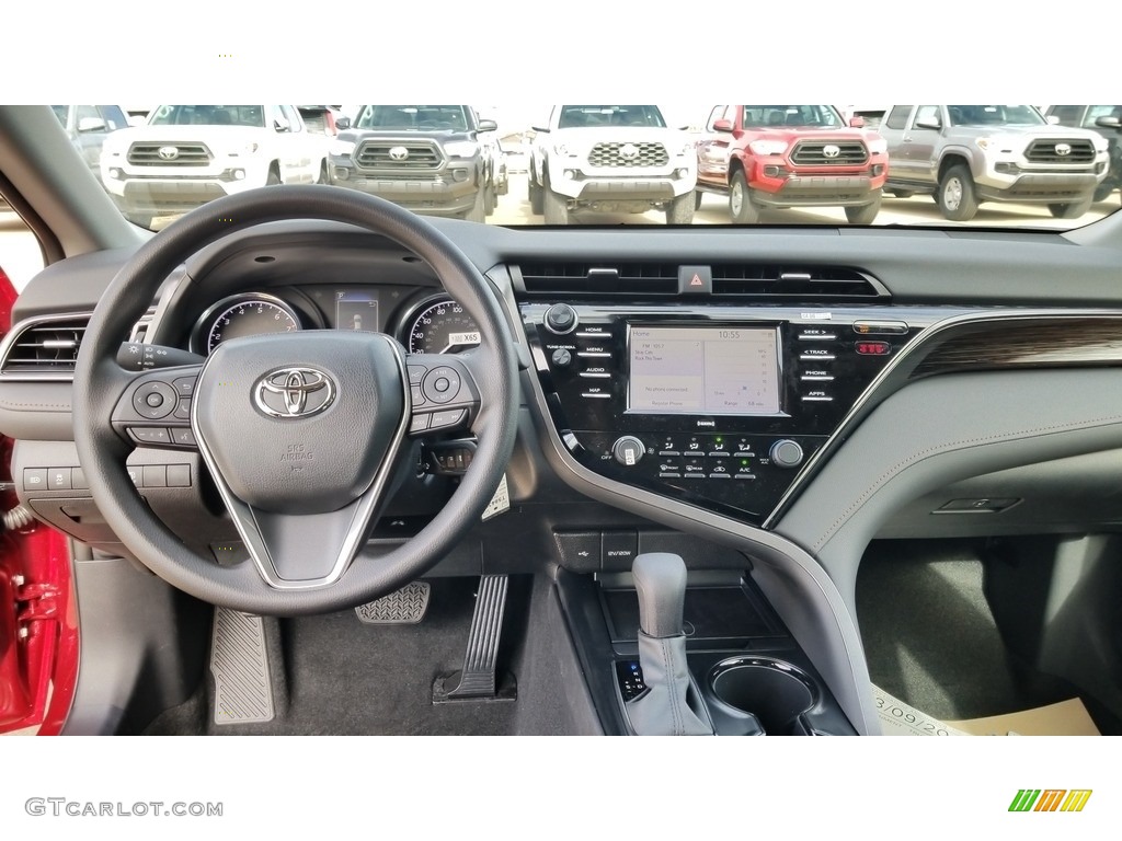 2020 Camry LE - Ruby Flare Pearl / Black photo #3