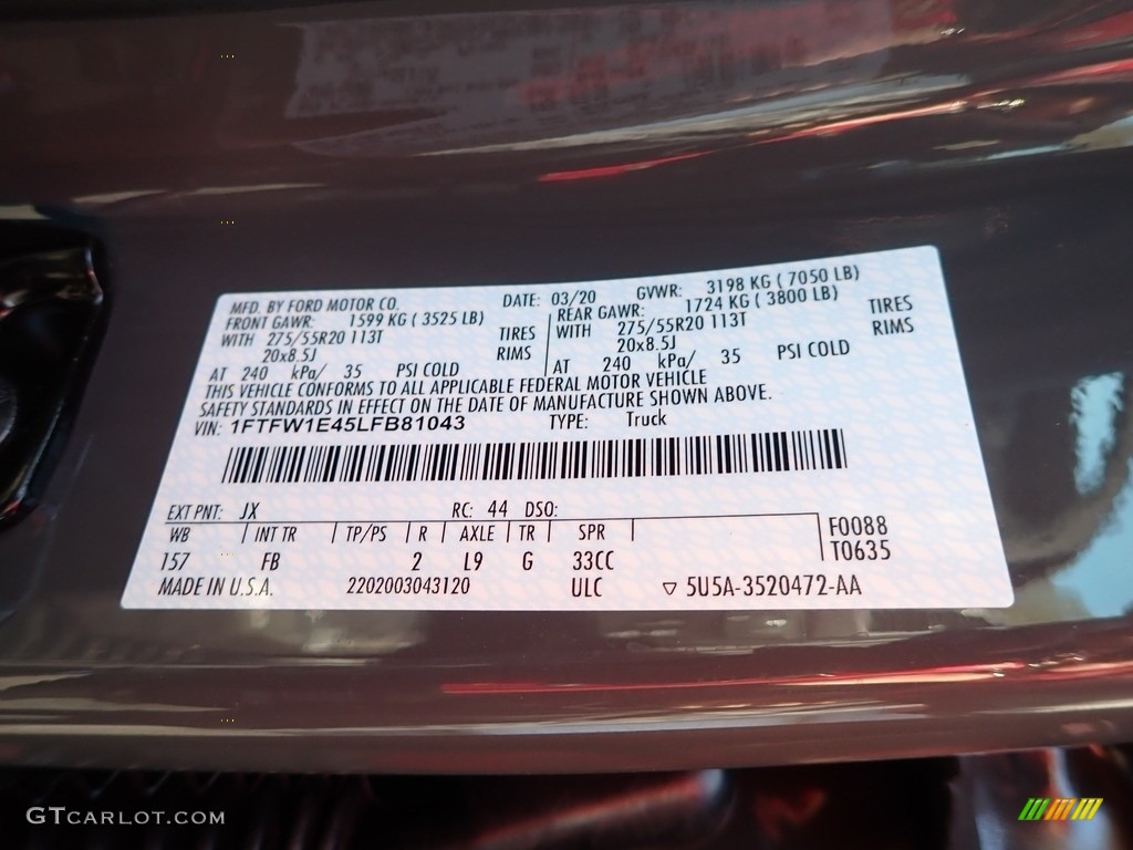 2020 F150 XLT SuperCrew 4x4 - Lead Foot / Medium Earth Gray photo #11