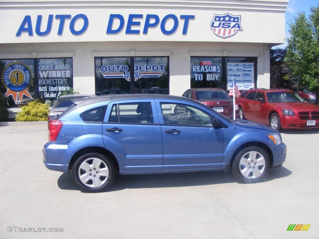 2007 Caliber SXT - Marine Blue Pearl / Pastel Slate Gray photo #1