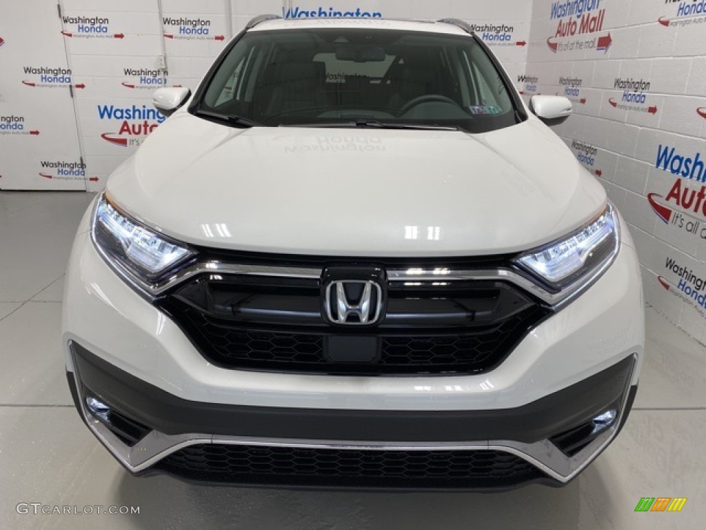 2020 CR-V Touring AWD - Platinum White Pearl / Black photo #3