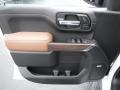 Jet Black/­Umber 2020 Chevrolet Silverado 1500 High Country Crew Cab 4x4 Door Panel