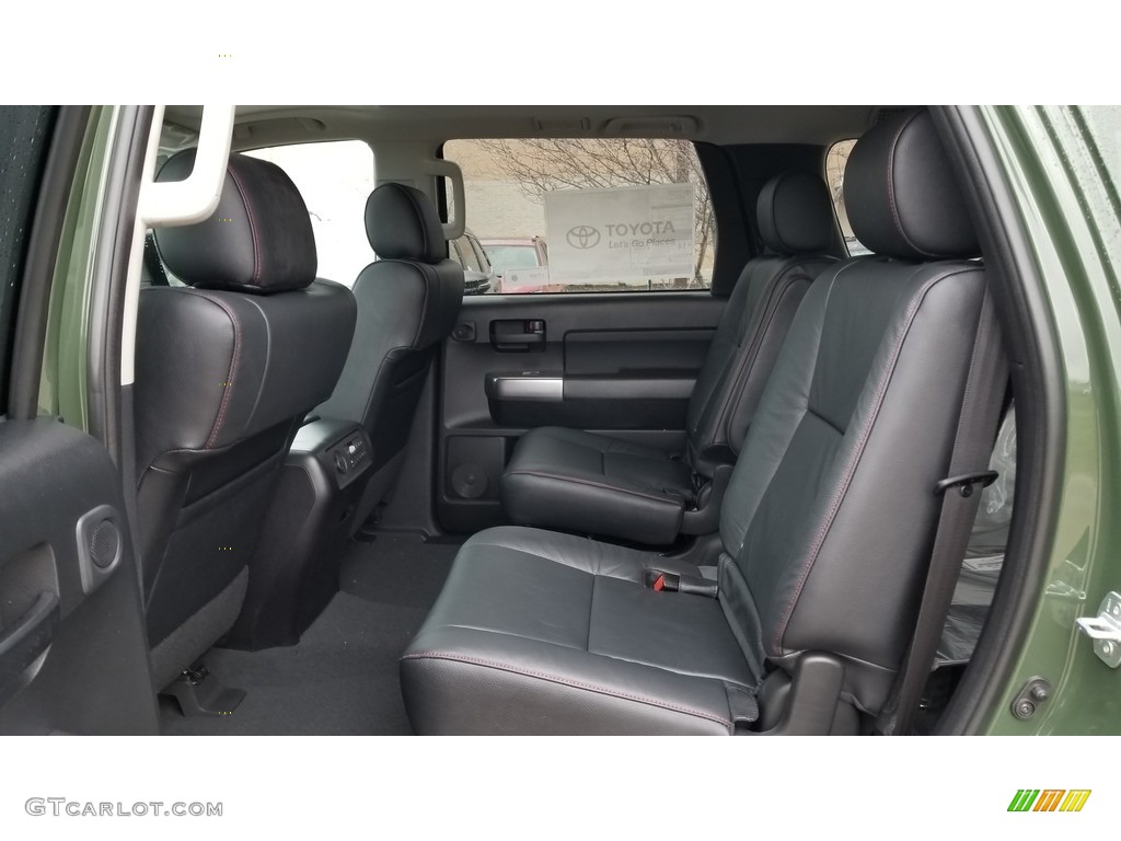 Black Interior 2020 Toyota Sequoia TRD Pro 4x4 Photo #137621499