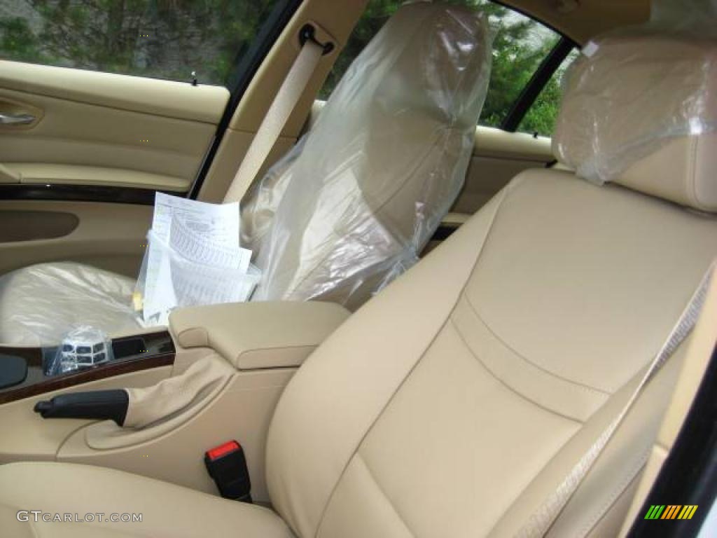 2009 3 Series 328xi Sedan - Alpine White / Beige photo #11