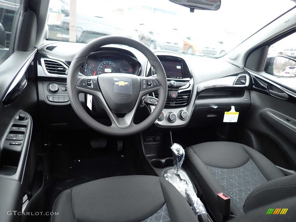 Jet Black/Dark Anderson Silver Metallic Interior 2020 Chevrolet Spark LT Photo #137623188