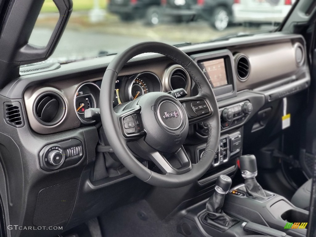 2020 Jeep Wrangler Unlimited Sport 4x4 Black Dashboard Photo #137626860