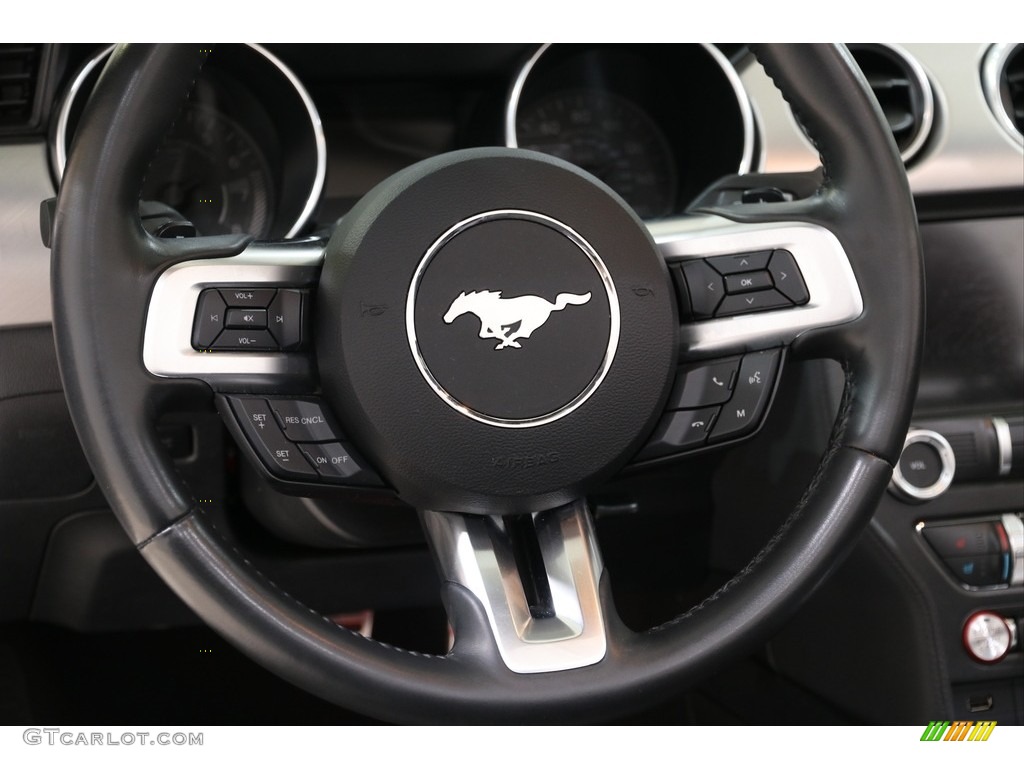 2019 Mustang EcoBoost Premium Convertible - Ingot Silver / Ebony photo #8